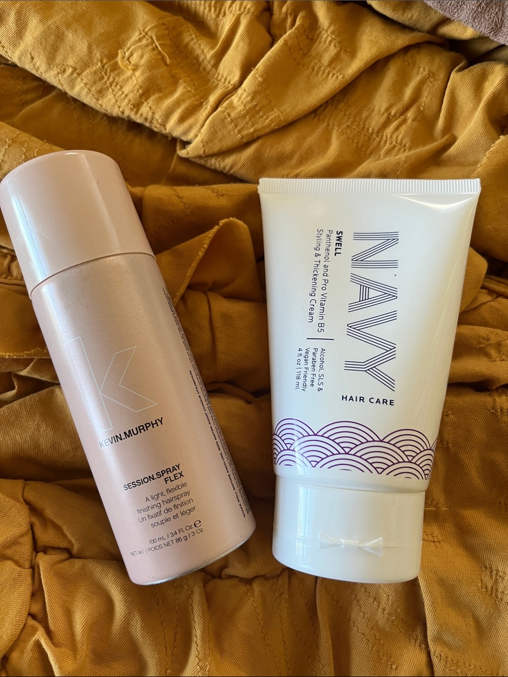 NAVY Swell Styling & Thickening Cream w/ Kevin Murphy Sessions Spray 3.4FL oz